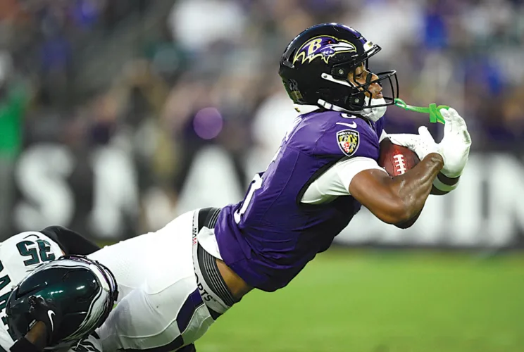 Rookie receivers show promise for Baltimore Ravens